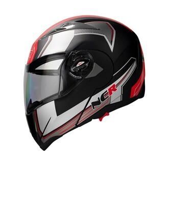 Kask Çeneden Açılan Gözlüklü Ece Belge Kırmızı S Beden Md 158