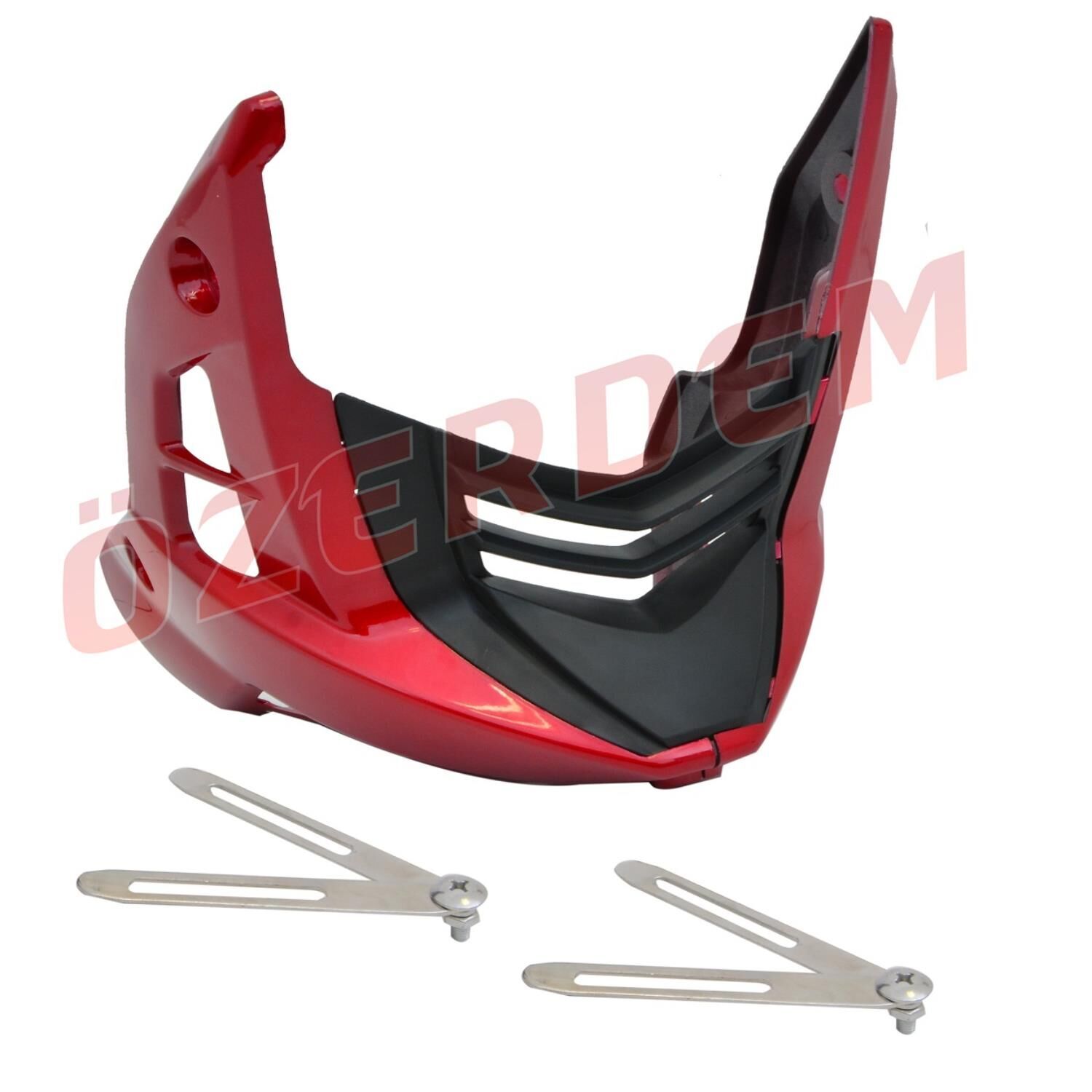 Bajaj Pulsar Ns 200 Alt Sakal Rüzgarlık Kırmızı 3 Parça