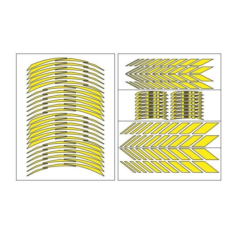 Honda Reflektör Sarı Cbr Uyumlu Racıng 1 Set Jant Şeridi
