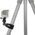 Knmaster Tüm Aksiyon Kameralara Uyumlu Metal Gidon Aparatı + Tripod Adaptörü