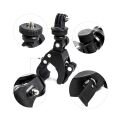 Knmaster Tüm Aksiyon Kameralara Uyumlu Metal Gidon Aparatı + Tripod Adaptörü