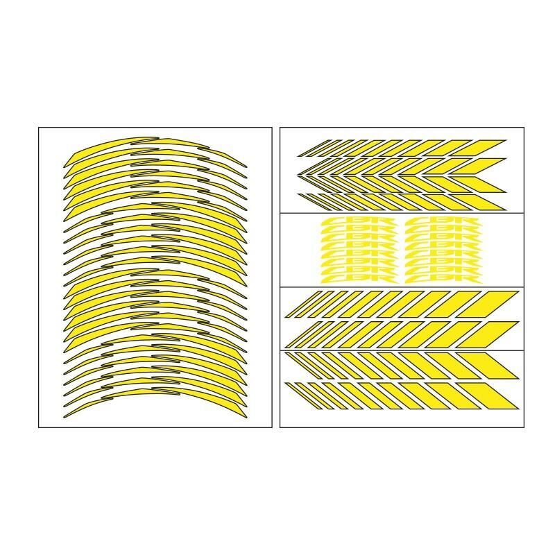 Honda Florasan Sarı Cbr Uyumlu Racıng 1 Set Jant Şeridi