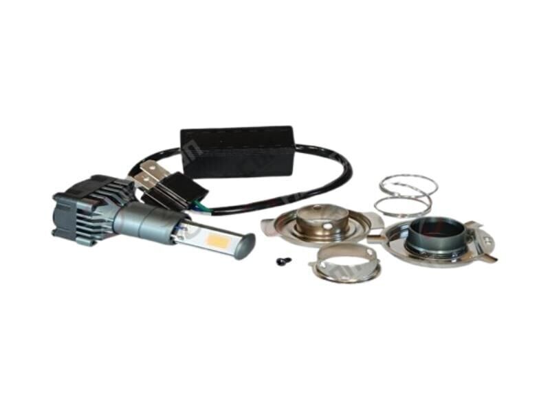 Led Xenon Fanlı H4/Bosh Tip/H7 Uyumlu Beyaz 8500 Lm Voltaj Regületörlü