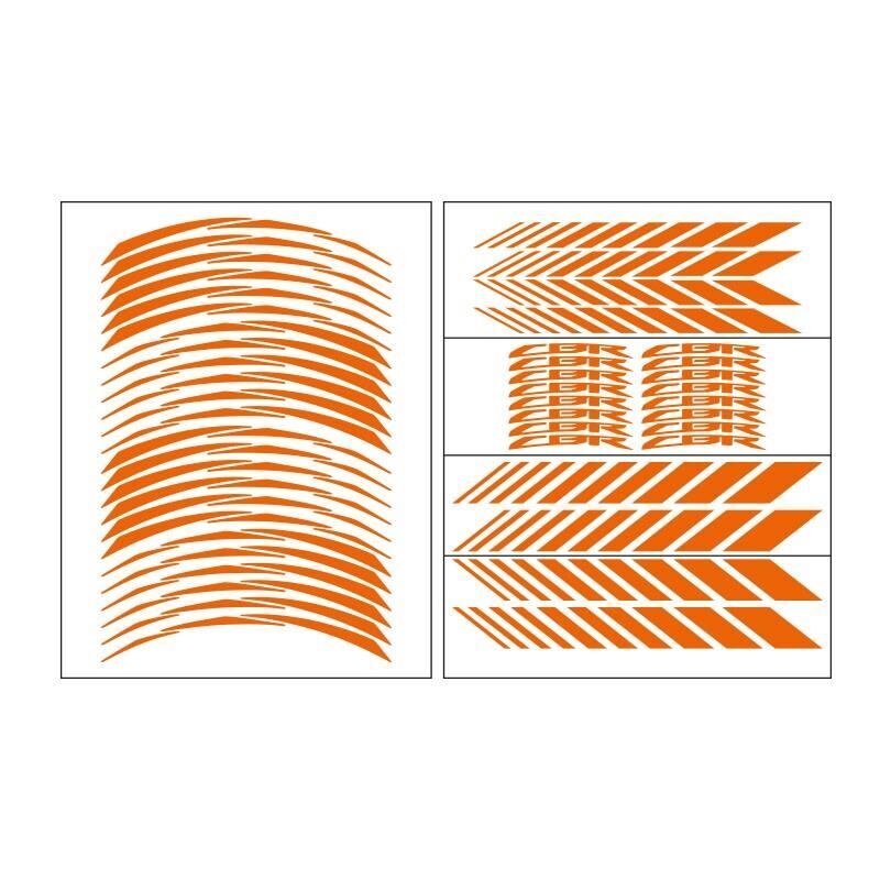 Honda Florasan Turuncu Cbr Uyumlu Racıng 1 Set Jant Şeridi