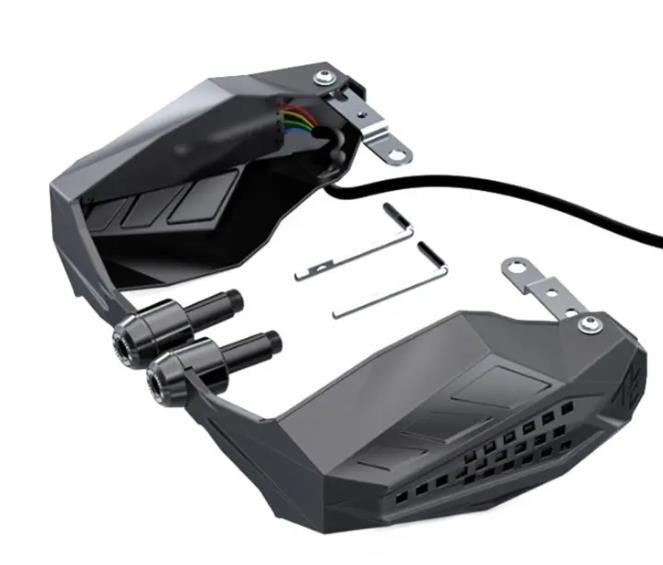 Knmaster Spirit Beast Led Işıklı Motosiklet Elcik Koruma 8000 Kelvin