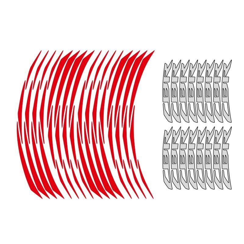 Honda Reflektör Kırmızı Cbr Uyumlu 1 Set Jant Şeridi