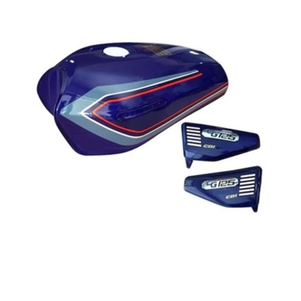 Benzin Deposu+Yan Kapak 125 Agk  Mavi