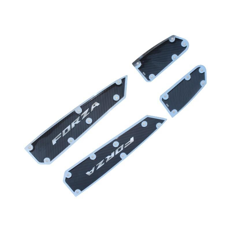 Honda Forza 2018 - 2024 Uyumlu Beyaz Krom Ayak Basamak