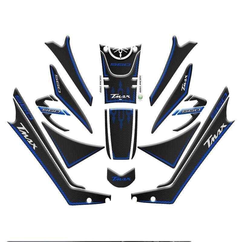 Yamaha Tmax 560 2019 - 2021 Uyumlu Tank Pad Set 001