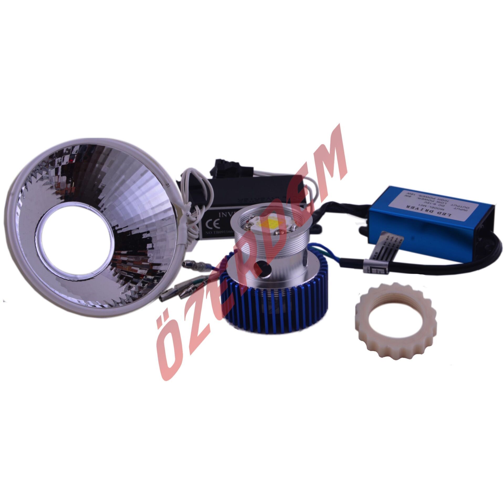 Far Ampülü Zenon Led (Floresan Parklı)