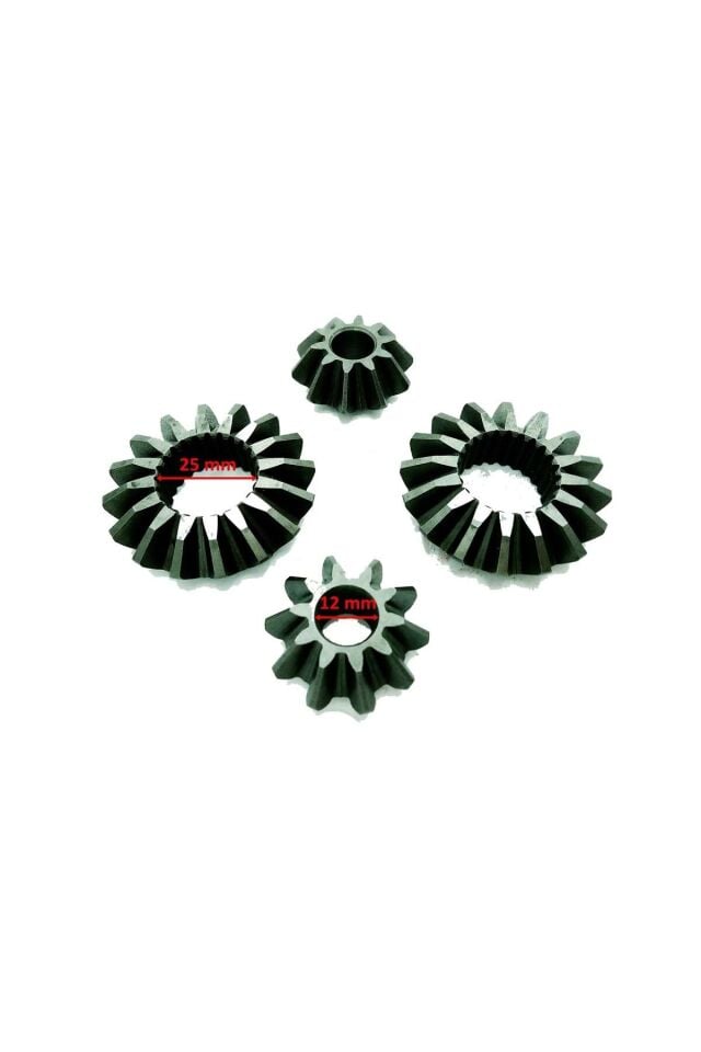 Atv Arka Difransiyel İstavruz Dişli 10-16T İç 25-12X4 Lü Set Öm