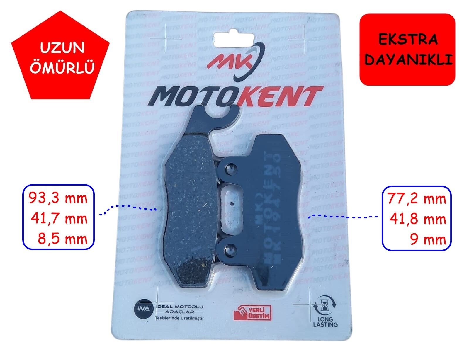 Kawasaki Disk Balata Fa228 Mtk Ters Çengel Ninja H2 Sx Se Arka-Suzuki Burgman An 400(07-18) Ön