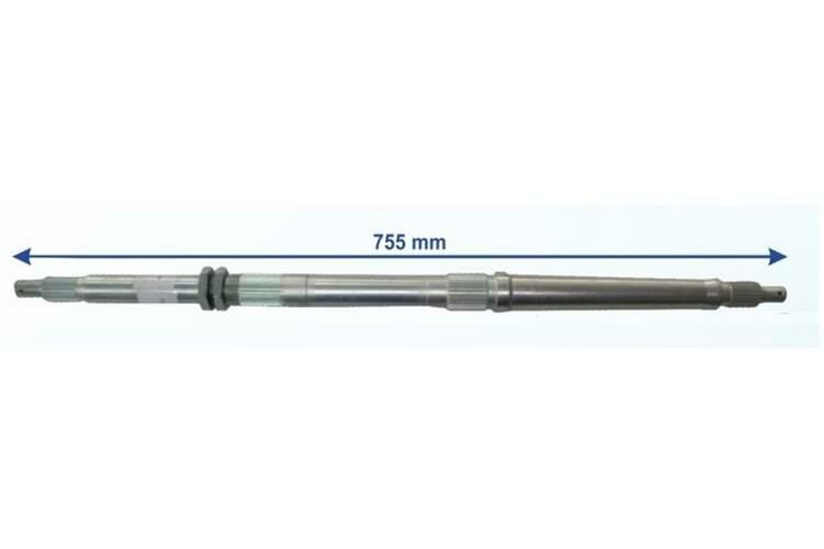 Aks Atv Kanuni 125-f150 Off Road Tek Yivli 30mm-75.5cm-16cm 23 Freze