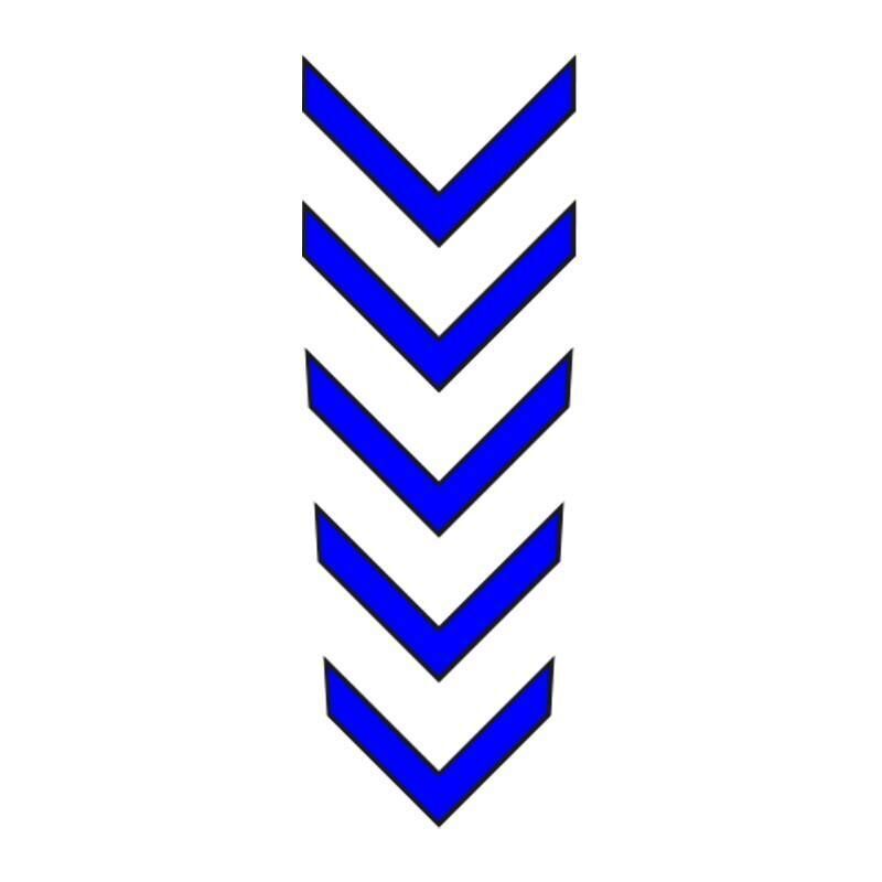 Cg Mavi Çamurluk Üst Sticker