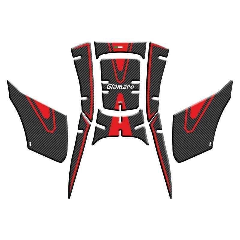 Musatti Glamaro Max 125 2024 - 2026 Uyumlu Tank Pad Set 004