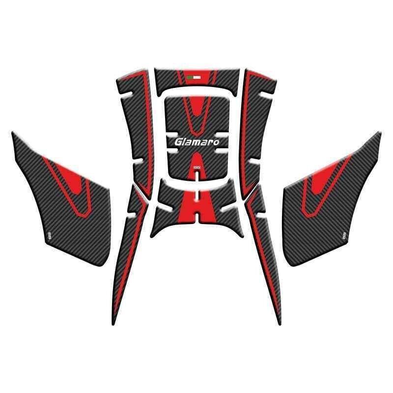 Musatti Glamaro Max 125 2024 - 2026 Uyumlu Tank Pad Set 004
