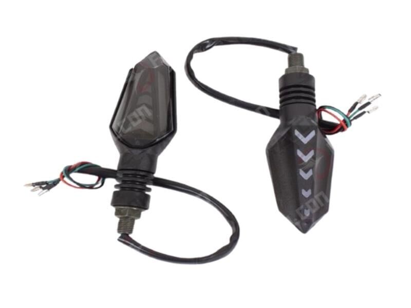 Falcon Led Sinyal Ok Desen (Sarı) Kayar Ledli