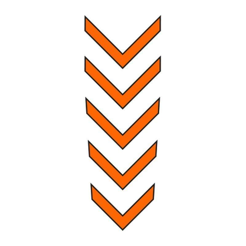 Cg Florasan Turuncu Çamurluk Üst Sticker