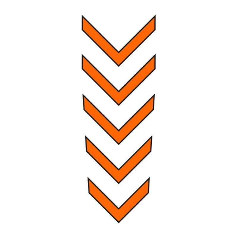 Cg Florasan Turuncu Çamurluk Üst Sticker