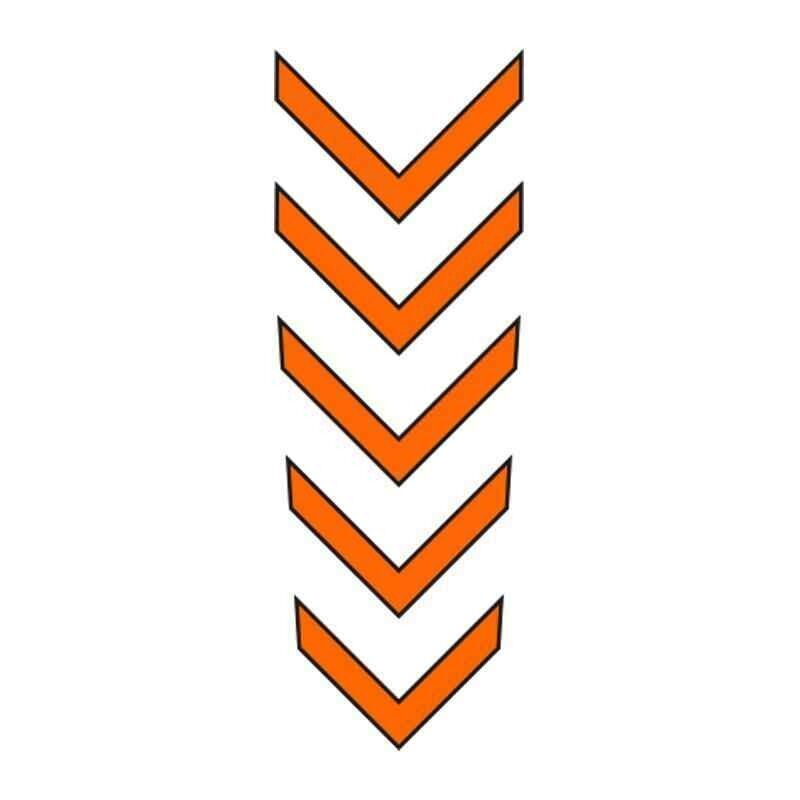 Cg Florasan Turuncu Çamurluk Üst Sticker