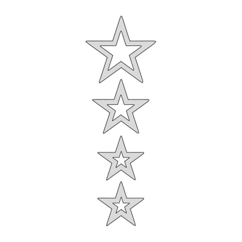 Cg Nikel Yıldızlı Çamurluk Üst Sticker