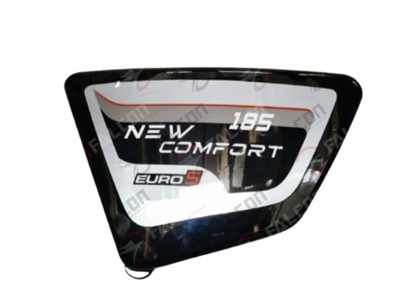 Falcon Yan Kapak Sol Siyah-New Comfort