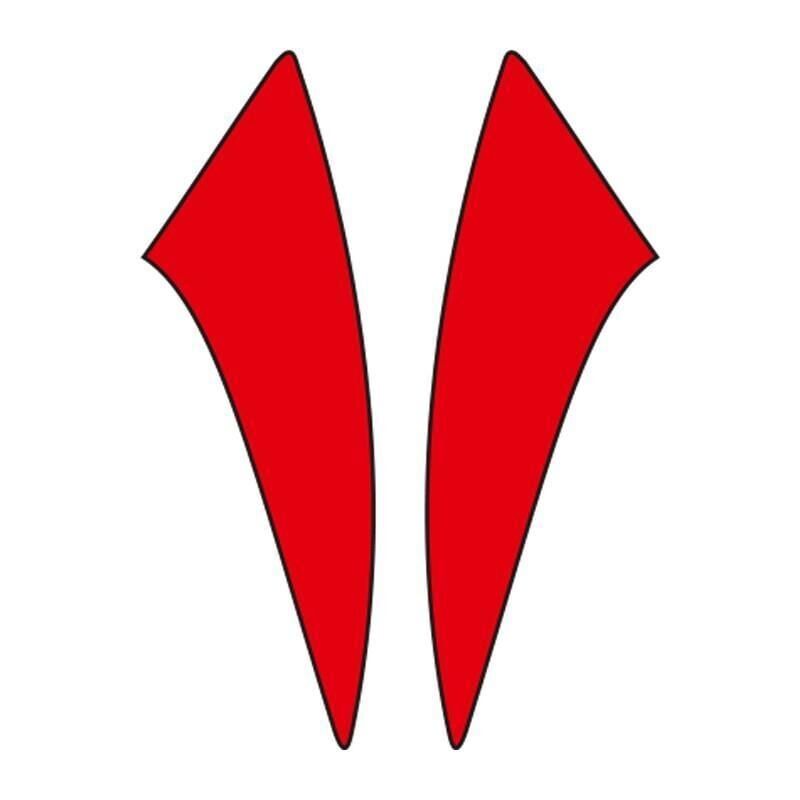 Cg Kırmızı Çamurluk Yan Sticker