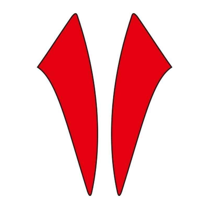 Cg Kırmızı Çamurluk Yan Sticker