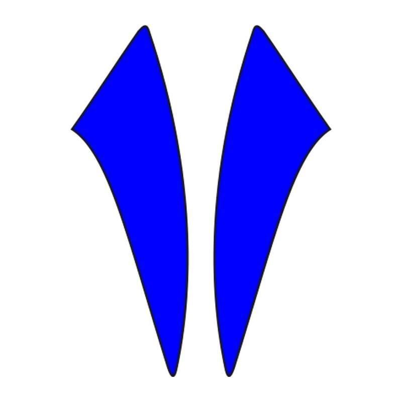 Cg Mavi Çamurluk Yan Sticker