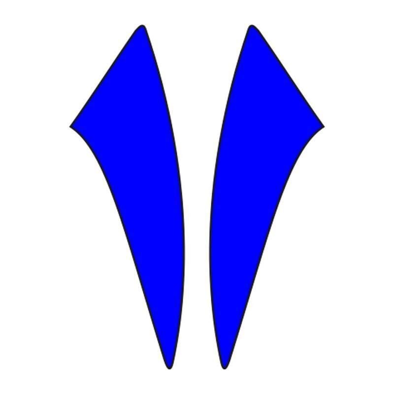 Cg Mavi Çamurluk Yan Sticker