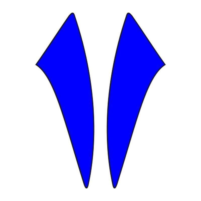 Cg Mavi Çamurluk Yan Sticker