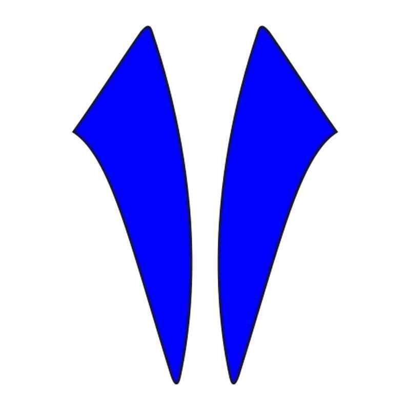 Cg Mavi Çamurluk Yan Sticker