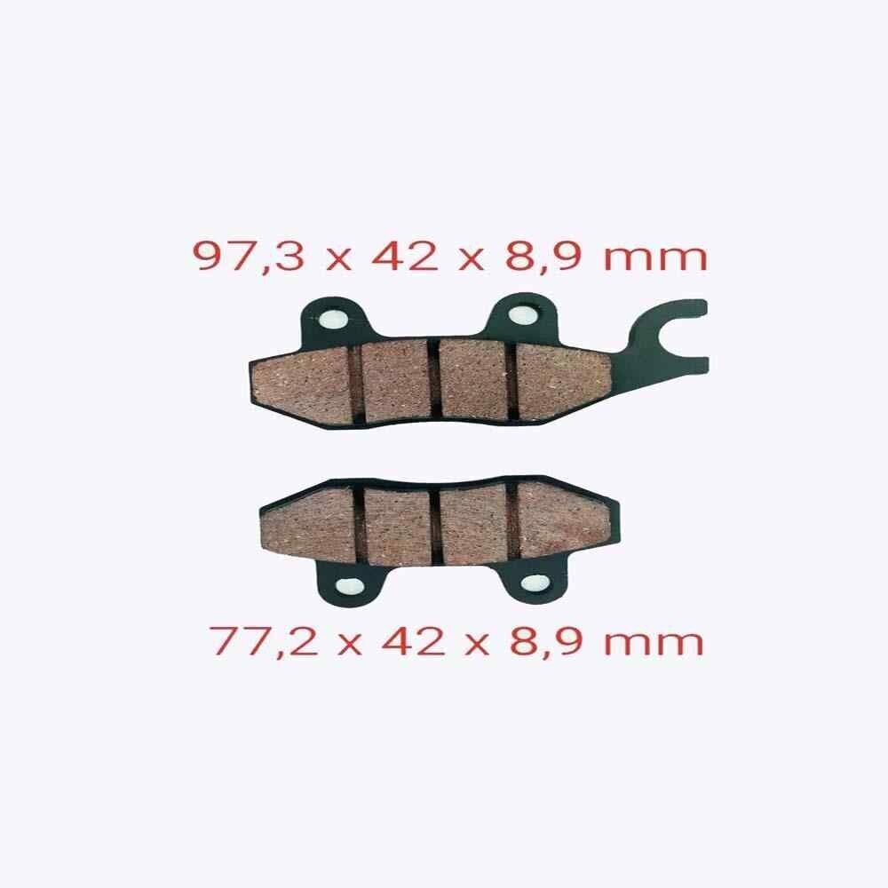 Cub Ön Fren Disk Balatası Çengelli 9 Mm Fa197
