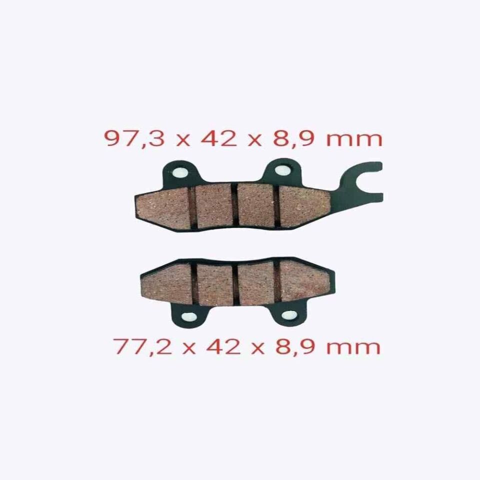 Cub Ön Fren Disk Balatası Çengelli 9 Mm Fa197