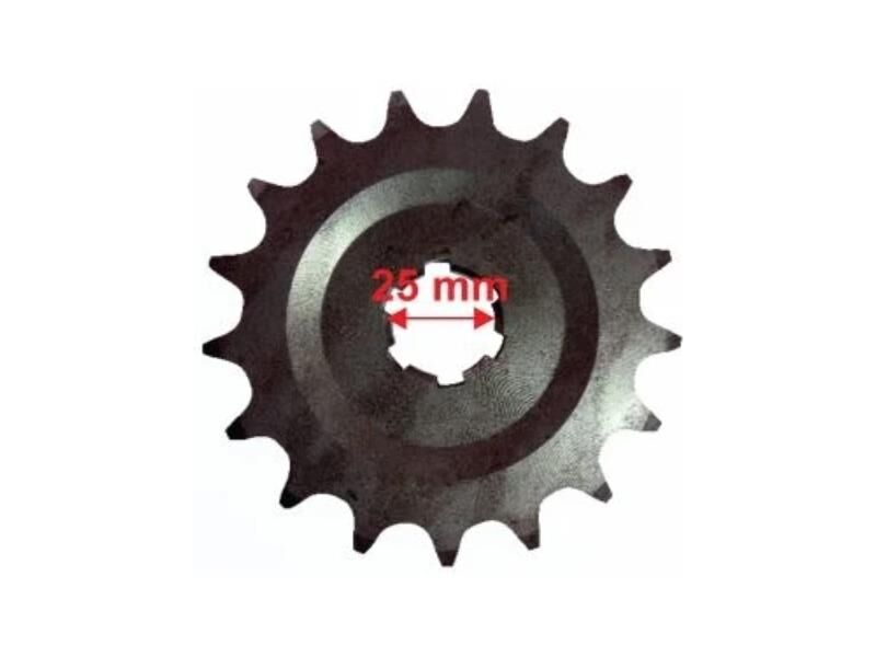 Atv Lx200 Ön Dişli 530-16T İç 25 Mm 6 Tırnaklı Çukur Öm