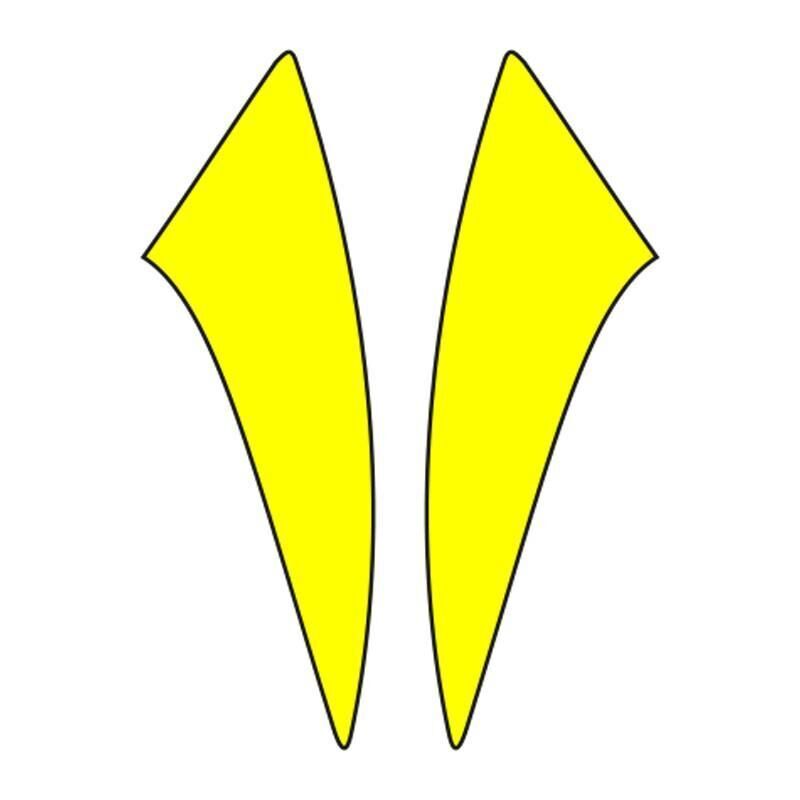 Cg Florasan Sarı Çamurluk Yan Sticker