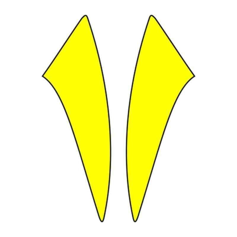 Cg Florasan Sarı Çamurluk Yan Sticker