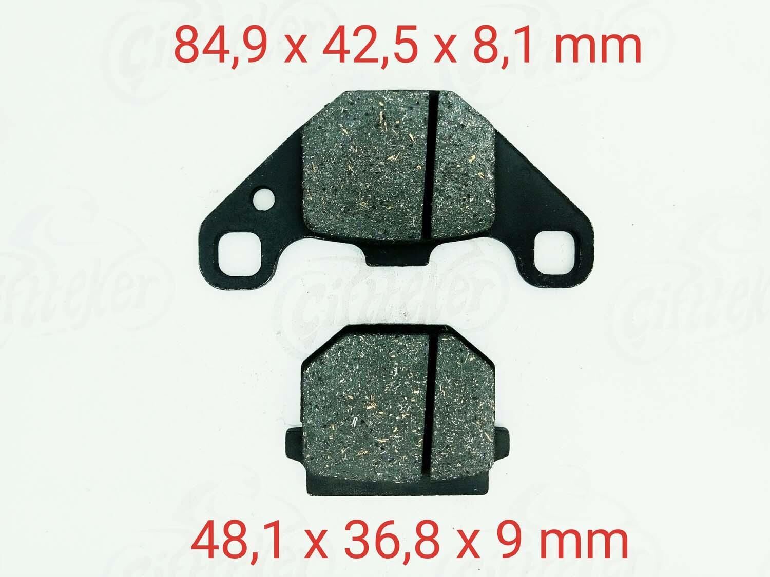 Suzuki An125 Ön Fren Disk Balatası Gold Fa083