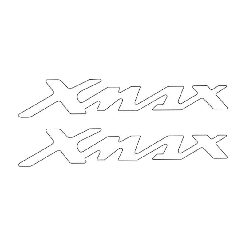 Yamaha Xmax Uyumlu Damla Yazı Beyaz 22X4 Cm Sticker