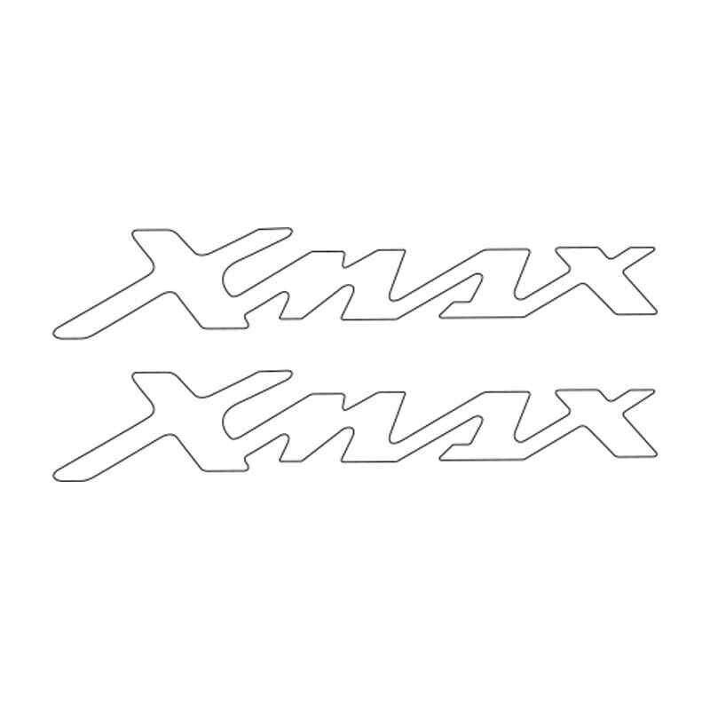 Yamaha Xmax Uyumlu Damla Yazı Beyaz 22X4 Cm Sticker
