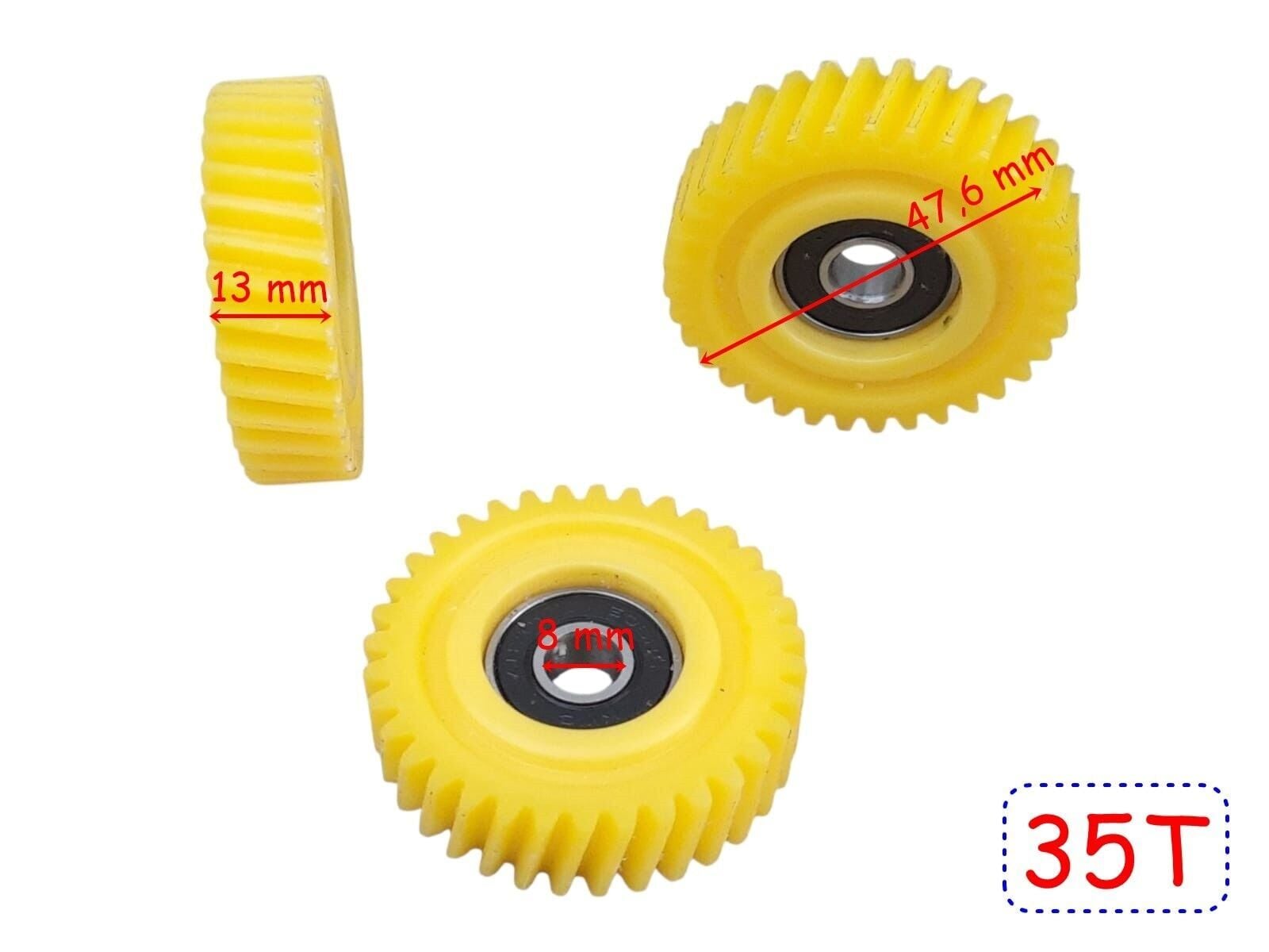 Ebıs E-Bis Pedal Destekli Dişli 3 Lü Set 35T Helis 13Mm Kestamit Öm