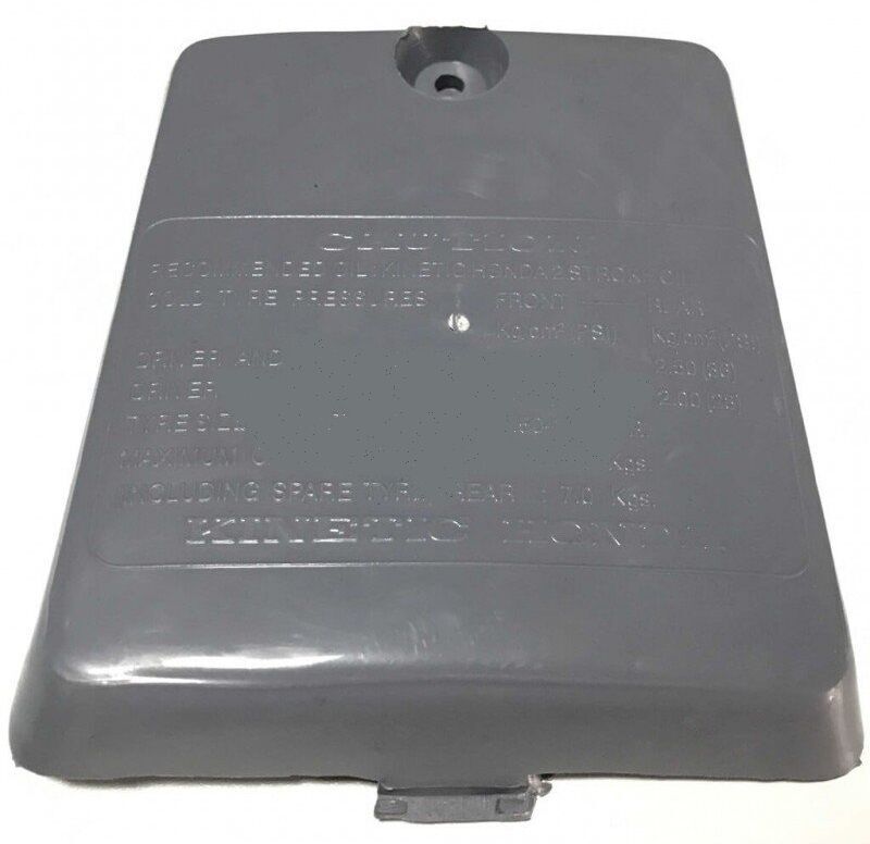 Honda Kinetic Uyumlu Akü Kapağı Açık - Koyu Gri