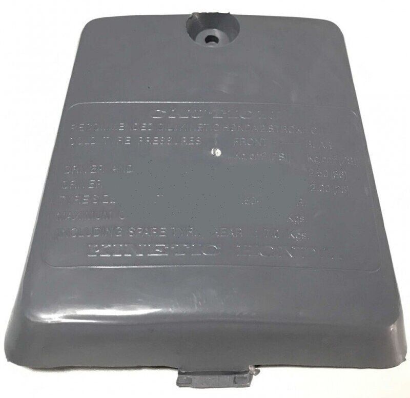 Honda Kinetic Uyumlu Akü Kapağı Açık - Koyu Gri