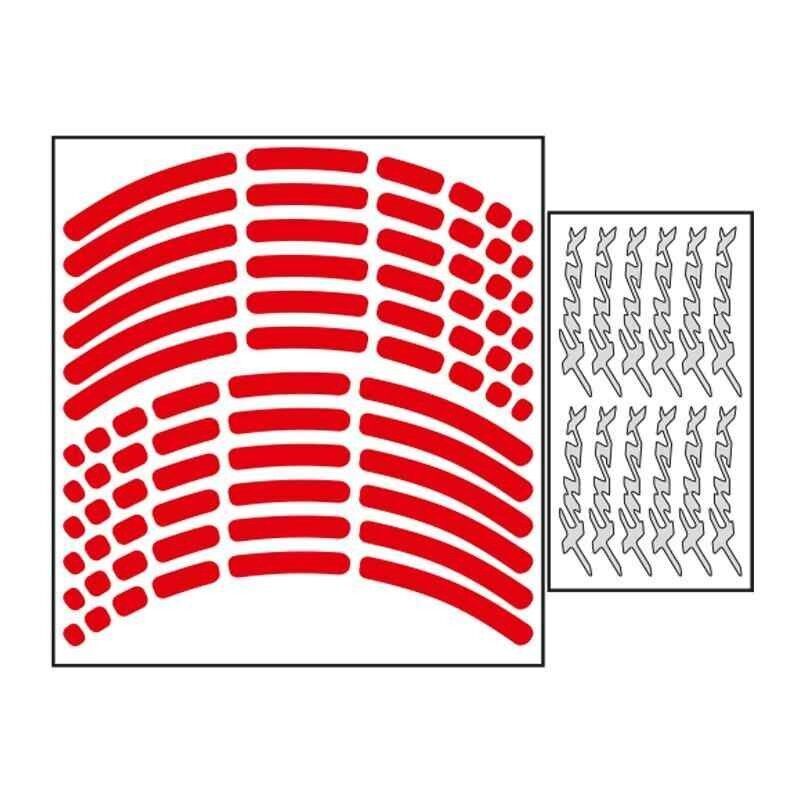 Yamaha Reflektör Kırmızı I Xmax Uyumlu 1 Set Jant Şeridi