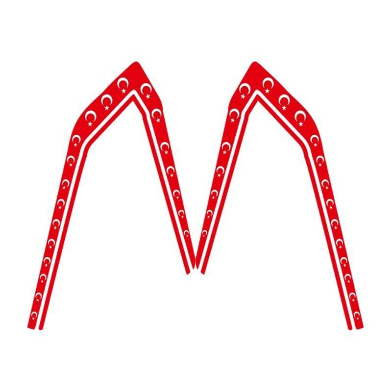 Cg Türk Bayrağı Damla Depo Şeridi