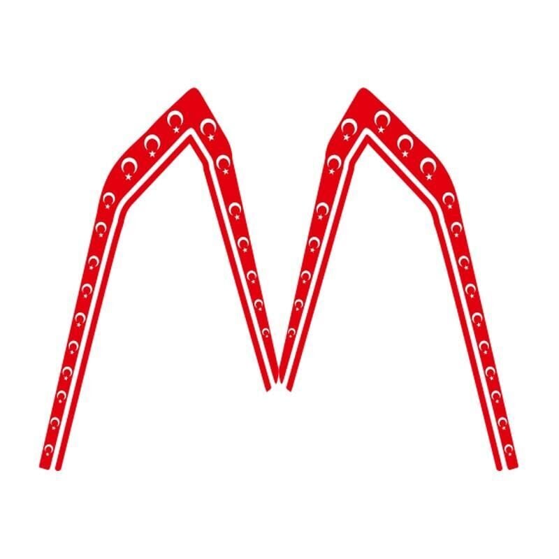 Cg Türk Bayrağı Damla Depo Şeridi