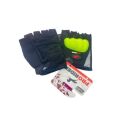 Motor Eldiven Korumalı Parmaksız Sarı