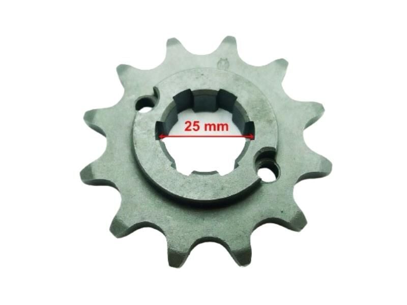 Atv Yuki Cazador Ön Dişli 520-12T İç 25 Mm Setli 2 Delikli Öm