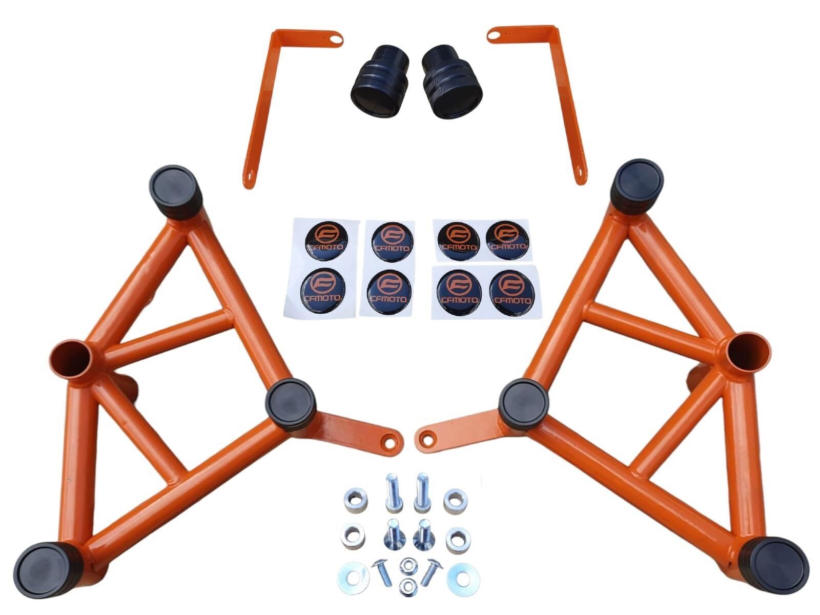 Cf Moto Nk 250 Koruma Demiri Ve Takoz Set Turuncu