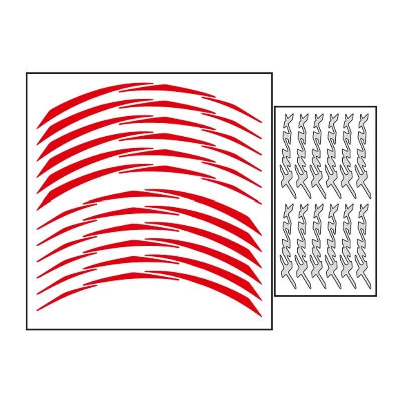Yamaha Reflektör Kırmızı Iıı Xmax Uyumlu 1 Set Jant Şeridi